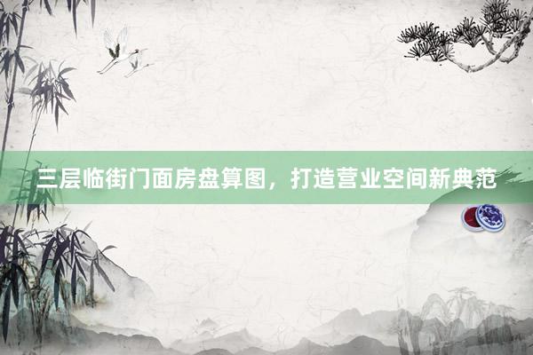 三层临街门面房盘算图，打造营业空间新典范